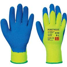 Workwear & Equipment Portwest A145 Grip Gloves - Yellow/Blue