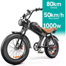 Adult E-Mountainbikes EMOKO C93 20 Fat Tire OffRoad Electric Bike 1OOOW Motor 48V 20Ah EBike