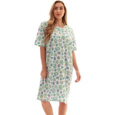 White - Women Nightgowns Just Love Short Sleeve Nightgown Sleep Dress - White