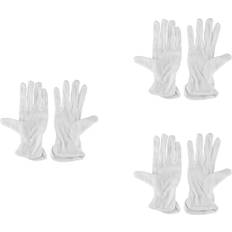 White Work Gloves Tlily Protective Anti-White Cotton Work Driving Gloves