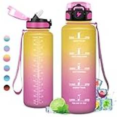 Motiverande Vattenflaska 1,5 Liter