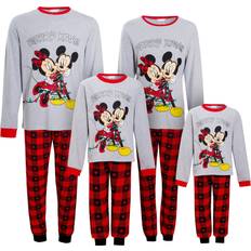 Unisex Pyjamas Disney Mickey & Minnie Matching Family Christmas Pyjamas - Adults