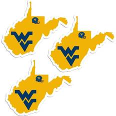 Siskiyou Siskiyou C3HSD60 Unisex NCAA West Virginia Mountaineers Home State Decal Pack of 3