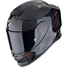 Scorpion EXO R1 Evo Carbon Air Cynergy Helmet - Black/Red