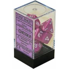 Chessex D7 Die Set Dice Opaque Polyh (7 Dice) Lt Purple/White