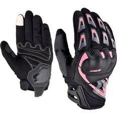 Pink Motorcycle Gloves Maxpower Motorcycle Gloves Summer Breathable Mesh Moto Bike Cycling Gloves - Pink