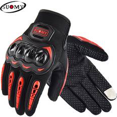 Pink Motorcycle Gloves Maxpower Retro Leather Women Motorcycle Gloves - Pink