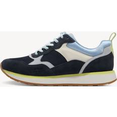 Tamaris Multifärgade Skor Tamaris Navy Comb Sneakers - Flerfärgad