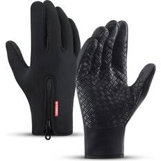 Purple - Unisex Gloves & Mittens Maxpower Unisex Touchscreen Winter Thermal Warm Full Finger Gloves - Black