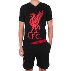 Men Pyjamas Liverpool FC Mens Pyjamas Short Loungewear - Black