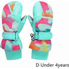 Maxpower Kids Winter Ski Gloves Waterproof Warm Padded - Girls