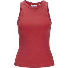 JJXX Jxforest STR Sl Wash Rib Top JRS - Racing Red