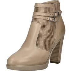 Women - Yellow Ankle Boots NeroGiardini Heeled Boots - Beige