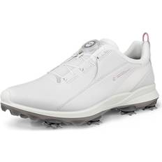 ecco Womens 2025 BIOM Tour Cleated BOA Phorene Waterproof Golf Shoes - White