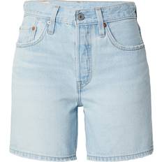 W24 Shorts Levi's 501 Mid Thigh Denim Shorts - Blue