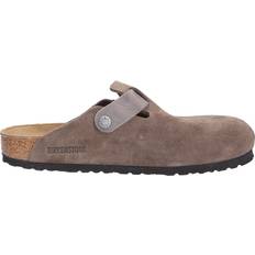 Birkenstock Boston Mixed Leather - Concrete Gray
