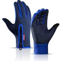 Orange Gloves & Mittens Maxpower Unisex Touchscreen Winter Thermal Warm Full Finger Gloves - Dark Blue