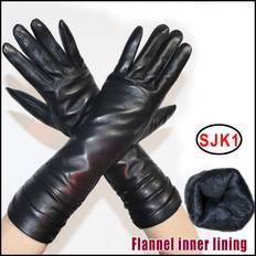 Maxpower Women's Sheepskin Gloves Long Sleeve - Black