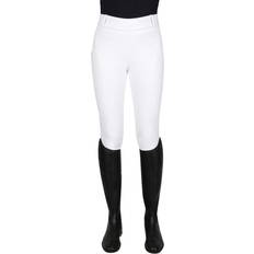 Womens Ladies Horse Riding Tights - White
