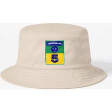 Gold Hats Famgem Bucket Hat Australian Soccer Lovers - Gold