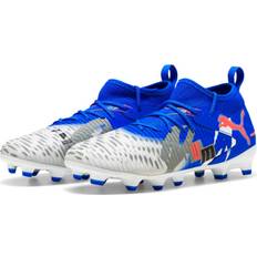 Puma Blåa Fotbollsskor Puma Future 8 Match Forever FG/AG Football Boots - White