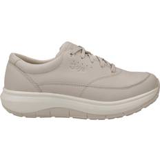 Joya Lågskor Joya Venice Zip Full Grain Leather Flat Shoes - Light Beige