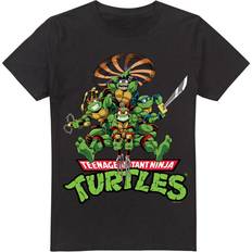Teenage Mutant Ninja Turtles Teenage Mutant Ninja Turtles Mens Manga Turtles T-Shirt - Black