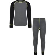 Base Layer Mountain warehouse Childrens Merino II Base Layer Set - Alloy