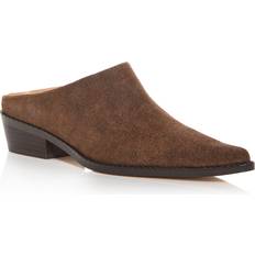 Ruskind Højhælede sko Michael Kors MK Nash Suede Mule - Natural
