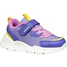 Geox Trainers Children's Shoes Geox Loftus Girl - Purple/Fluo Fuchsia