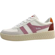 Gola Dame Sneakers Gola Women's Classics Grandslam Trident Casual Shoes - White/Candy/Moody Orange