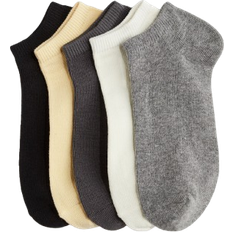 Underwear Children's Clothing H&M Trainer Socks 5-pack - Grey Marl/Light Yellow (1270978001)
