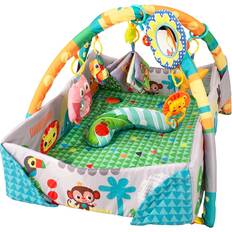 BabyTrold Aktivitetstæppe Happy Space Play Gym 3i1
