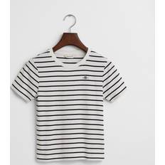 Gant Barnkläder Gant Striped Shield Slim Rib - Äggskal