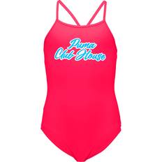 Puma Badkläder Puma Swimsuit Adjustable Straps Youth - Rosa Röd