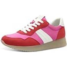 Jana Sneakers Jana Vegan Komfort Sneakers - Röd/Fuchsia