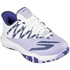 Skechers Racketsportskor Skechers Viper Court Rally Sneakers - Vitt Läder/Lila Nät
