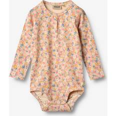 Lilla Bodyer Børnetøj Wheat Langærmet Body Liv - Multi Flowers
