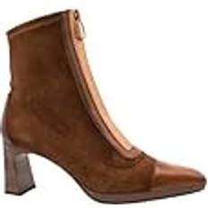 Ankara Womens Ankle Boots - Brown