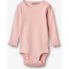Wheat 86 Bodys Wheat Body Långärmad Regat - Rose Sparkle