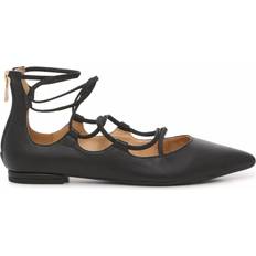 Jessica Simpson Cheree Flat Women's Black Flats Ankle Strap