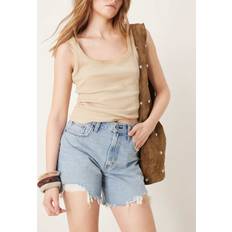 Abercrombie & Fitch Trousers & Shorts Abercrombie & Fitch 90's Cut-Off Short Medium Blue Wash