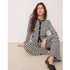 Mesh Koftor New Look Stickad Kofta Del Av Set - Svart