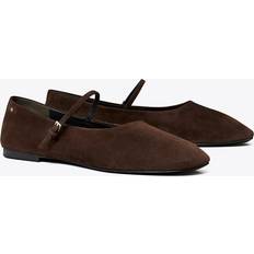 Tory Burch Brown Low Shoes Tory Burch Mary Jane Ballet Flats - Brown