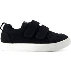 Cruz Double Strap Hook and Loop Sneaker - Black Heritage Canvas