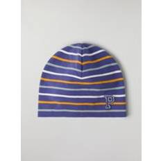 Polarn O. Pyret Striped Kids Beanie Hat - Blue