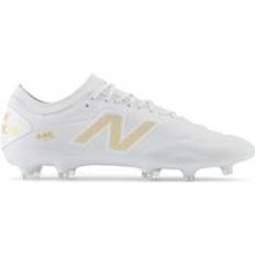 New Balance Vita Fotbollsskor New Balance Män 442 Elite FG V2 - White/Brown Synthetic