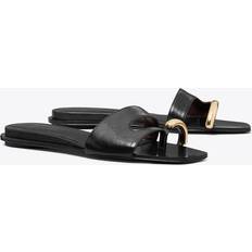 Tory Burch Pierced Slide - Perfect Black/Gold