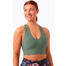 Energetics Simone Ribbed Medium Support Sport-BH - Green