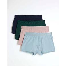 Men's Underwear River Island Mixed Pastel Stretch Ri Trunks - Pink